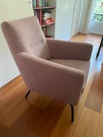 Moderne oudroze stoel - Zo goed als nieuw!, Huis en Inrichting, Ophalen, Minder dan 75 cm, Zo goed als nieuw, Stof