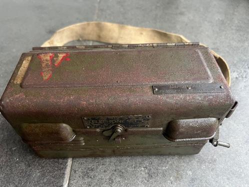 Britse veldtelefoon "Telephone set L", Verzamelen, Militaria | Algemeen, Landmacht, Overige typen, Engeland, Ophalen of Verzenden