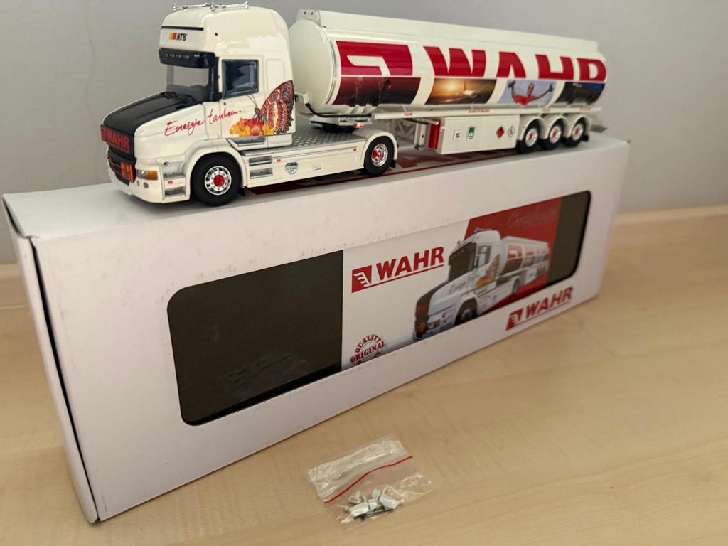 Tekno 1:50 Wahr Scania T, Hobby en Vrije tijd, Modelauto's | 1:50, Ophalen of Verzenden, Zo goed als nieuw, Bus of Vrachtwagen