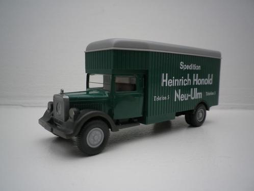 Wiking Mercedes L2500 verhuis bakwagen Heinrich Honold, Hobby en Vrije tijd, Modelauto's | 1:87, Gebruikt, Bus of Vrachtwagen