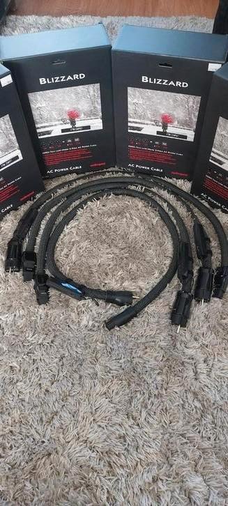 2x AudioQuest Blizzard Extreme Voeding / Net / Stroomkabels, Audio, Tv en Foto, Audiokabels en Televisiekabels, Zo goed als nieuw