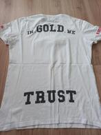 In gold we trust herenshirt XL, Kleding | Heren, Gedragen, Ophalen of Verzenden, Maat 56/58 (XL), Wit