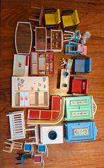 Plastic poppenhuis spulletjes, Ophalen of Verzenden, Poppenhuis