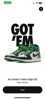 Jordan 1 high lucky green maat 45, Kleding | Heren, Schoenen, Ophalen of Verzenden, Zo goed als nieuw