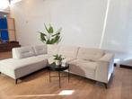 NR.04 Moderne Beige Merk Hoekbank~ Refurbished model, 250 tot 300 cm, 100 tot 125 cm, Hoekbank, Ophalen of Verzenden