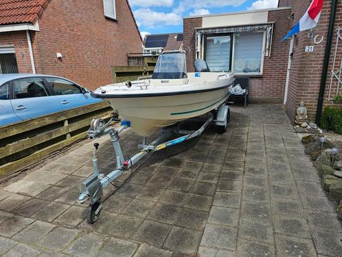 Uttern 4102 consoleboot, 15 pk yamaha, Watersport en Boten, Vis- en Consoleboten, Gebruikt, 10 tot 30 pk, 3 tot 6 meter, Benzine