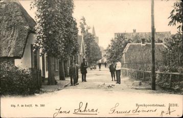 Ede Boschpoortstraat + volk TOPKAART P.de kruijff 3991 st. beschikbaar voor biedingen
