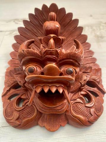 Balinese Barong Masker Houtsnijwerk beschikbaar voor biedingen