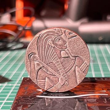 Chad 5 oz King Tut 2016 Zilveren Munt 999 beschikbaar voor biedingen