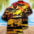 Jungle overhemd (heren mannen shirt hawaii dieren afrika), Verzenden, Nieuw