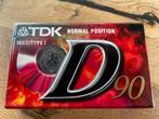 TDK D90 Cassetteband - Nieuw in verpakking, Overige genres, 1 bandje, Ophalen of Verzenden, Origineel