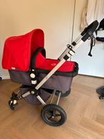 Bugaboo Cameleon Rode Kinderwagen met Maxi Cosi Adapters, Kinderen en Baby's, Kinderwagens en Combinaties, Ophalen, Gebruikt, Bugaboo
