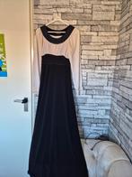 Gala jurk een feestje maat 38, Zwart, Zo goed als nieuw, Onder de knie, Ophalen