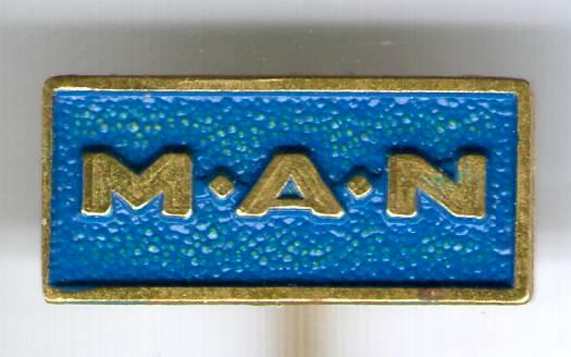 M.A.N. blauw op koper vrachtwagen speldje( E_029a ), Verzamelen, Speldjes, Pins en Buttons, Nieuw, Speldje of Pin, Transport, Verzenden