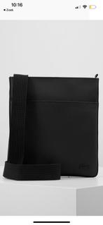 Lacoste crossover bag - lacoste nektas lacoste tas, Gebruikt, Zwart, Leer, Ophalen