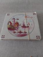 Droste chocolade doosje met speltjes, ca. 1965, Ophalen of Verzenden, Gebruikt, Merk, Speldje of Pin