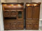 Wandmeubel eiken naar keuze 1, 2 of 3 delig, Huis en Inrichting, Ophalen, Eikenhout, 300 cm of meer, Zo goed als nieuw