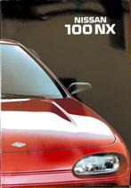 Brochure Nissan100NX, Gelezen, Nissan, Ophalen of Verzenden