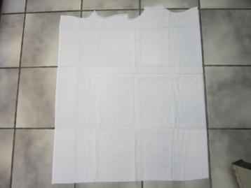 Lap, witte dunne lap stof, Polyester? Breed 150, Lang 80 cm. beschikbaar voor biedingen