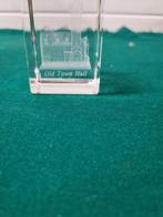 -	glas kubus praag old town hall, Verzamelen, Retro, Ophalen of Verzenden