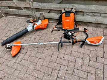 Stihl accuset bismaaier bladblazer en accu bga 200 fsa 130 beschikbaar voor biedingen