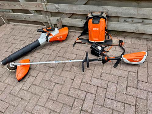 Stihl accuset bismaaier bladblazer en accu bga 200 fsa 130, Tuin en Terras, Hand-tuingereedschap, Overige soorten, Ophalen