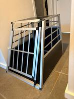 Autobench Enkel Aluminium 80 diep x65 breed x69 hoog, Ophalen, Gebruikt