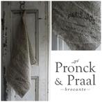Stoere shabby linnen doek Paris 45 x 45 *Pronck & Praal*, Ophalen of Verzenden, Nieuw