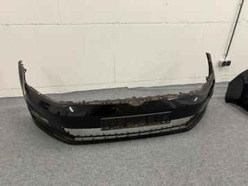 VW Golf 7 Voorbumper Zwart TSI TDI beschikbaar voor biedingen