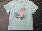 T-shirt mint groen kakatoe NIEUW maat 68 shirt, Kinderen en Baby's, Babykleding | Maat 68, Meisje, Three Monkey, Nieuw, Ophalen of Verzenden