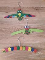 Set van 3 leuke dieren kleding hangers. Echt hout., Ophalen of Verzenden, Zo goed als nieuw, Kapstokje