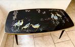 Vintage salontafel jaren 50 met vogels, Ophalen