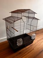 Bronze Vogelkooi - Voederbakken, Zitstok, Dieren en Toebehoren, Ophalen, Aluminium, Vogelkooi