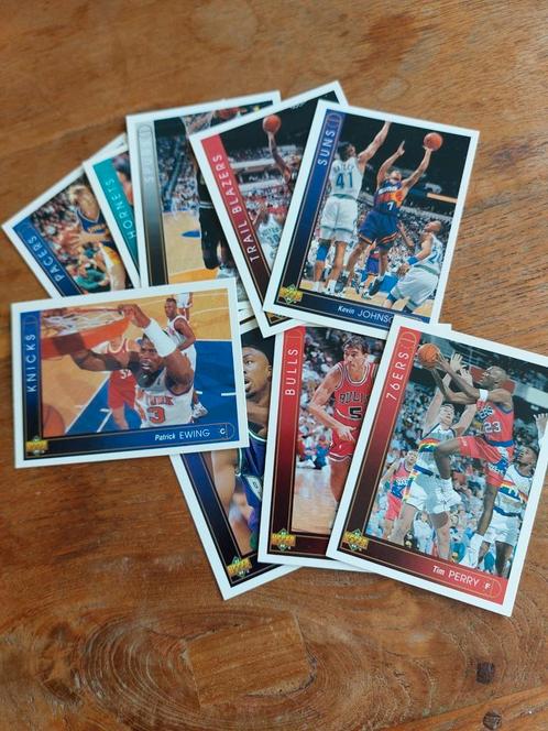 NBA - 1993/94 Upper Deck French (9), Hobby en Vrije tijd, Stickers en Plaatjes, Zo goed als nieuw, Ophalen of Verzenden