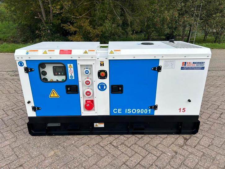 Actie! 15 kVA nieuw! Aggregaat 15 kVA stamford garantie, Doe-het-zelf en Verbouw, Aggregaten, Nieuw, Dieselolie, Ophalen of Verzenden