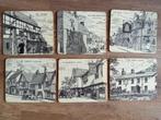 Pimpernel vintage onderzetters Engelse steden, Huis en Inrichting, Ophalen of Verzenden, Gebruikt, Bord