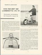 Lambretta 175 TV scooter overdruk Leonard Lang 7036z, Ophalen of Verzenden, Overige merken
