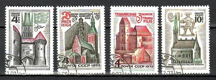 Rusland Kastelen 4195 serie, Postzegels en Munten, Postzegels | Thematische zegels, Plaats of Gebouw, Verzenden