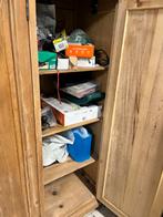 Oude grenen kast met veel ruimte, Gebruikt, 100 tot 150 cm, Ophalen of Verzenden, Met lade(s)