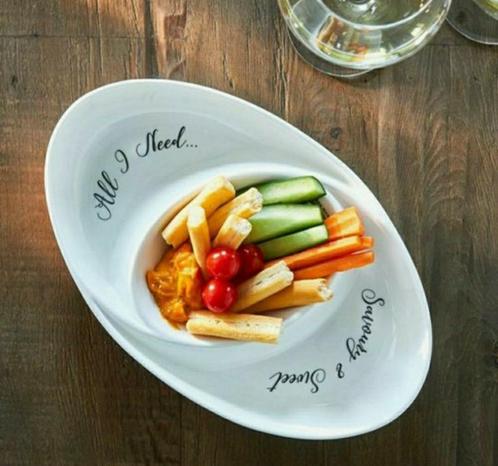 Riviera maison savoury sweet serving bowl 40%, Huis en Inrichting, Keuken | Keukenbenodigdheden, Nieuw, Ophalen