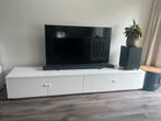 Hoogglans Wit TV Meubel 50x240x40cm, Ophalen, Kunststof, Gebruikt, 200 cm of meer