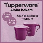 Tupperware aloha mokken / aloha mok, Ophalen of Verzenden, Nieuw, Beker of Kan