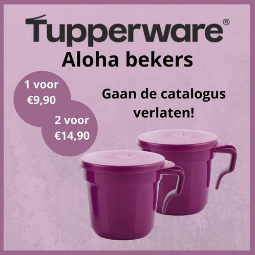 Tupperware aloha mokken / aloha mok, Huis en Inrichting, Keuken | Tupperware, Nieuw, Beker of Kan, Ophalen of Verzenden