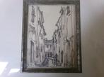 Tom Slager ( 1918 - 1994 ) Tekening - Puerto de Selva - 1860, Antiek en Kunst, Kunst | Tekeningen en Foto's, Ophalen of Verzenden