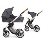 Mutsy Evo Urban Antraciet - Complete Set!, Ophalen, Verstelbare duwstang, Zo goed als nieuw, Combiwagen