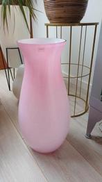 Fidrio grote roze vaas, Huis en Inrichting, Woonaccessoires | Vazen, Overige kleuren, Ophalen of Verzenden, Minder dan 50 cm, Glas