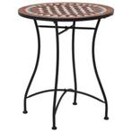AANBIEDING | Bistrotafel mozaïek 60 cm keramiek bruin, Tuin en Terras, Verzenden, Nieuw