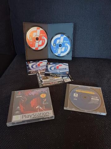 3x ps1 games gran turismo 2 tony hawk heart of darkness tip beschikbaar voor biedingen