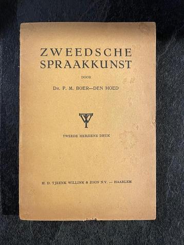 Zweedsche spraakkunst uit 1947. Boek beschikbaar voor biedingen