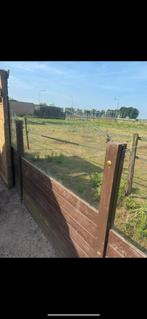 Glas half rond 6 stuks, Tuin en Terras, Schuttingen, Ophalen, Minder dan 3 meter, Minder dan 1 meter, Glas